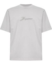 Jacquemus - Cotton Pigmento T-Shirt - Lyst