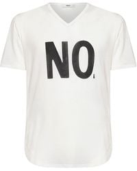 Fendi - Lightweight Organic Cotton Jersey Noi-Print T-Shirt - Lyst