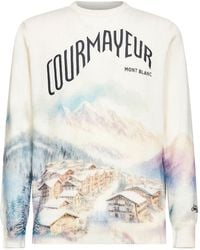 MC2 Saint Barth - Ivory Jacquard Print Heron Sweater - Lyst