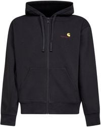 Carhartt - Hooded American Script Jacket Zip-Up Hoodie - Lyst
