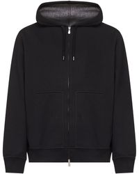 Brunello Cucinelli - Double Fleece Zip-Up Hoodie - Lyst