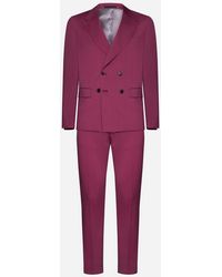 Low Brand - Wool Double-breasted Suit - Lyst