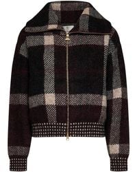 Barbour - Tartan Alpaca And Wool-Blend Carville Zip-Up Blouson - Lyst
