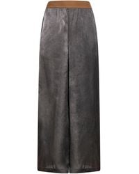 Uma Wang - Dark Washed-Effect Cupro Pansy Wide-Leg Trousers - Lyst
