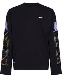 Off-White c/o Virgil Abloh - Off Jersey Archigeography Arrow Skate T-Shirt - Lyst