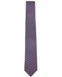 Ferragamo - And Gancini Silk Twill Zelig Tie - Lyst
