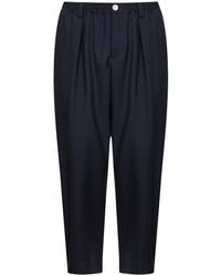 Marni - Tropical Wool Cropped Trousers - Lyst