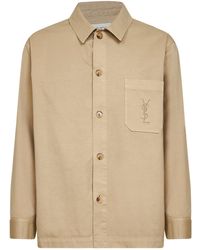 Saint Laurent - Certified Cotton Cassandre Overshirt - Lyst