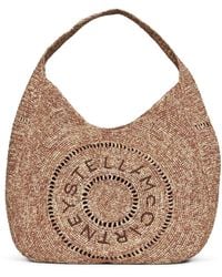 Stella McCartney - Logo Large Crochet Hobo Bag - Lyst
