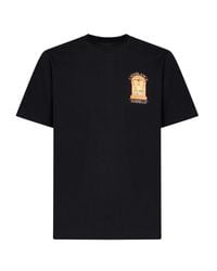 CASABLANCA - Jersey Hermons Mirage Arch Printed T-Shirt - Lyst