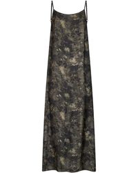 Uma Wang - And Floral Moulay Anaya Long Slip Dress - Lyst