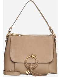 See By Chloé - Joan Small Leather And Suede Bag - Lyst