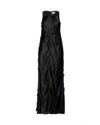 Haikure - Carbon Cotton Satin Bull Toto Long Dress - Lyst