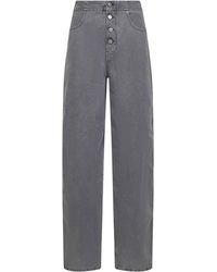 MM6 by Maison Margiela - Denim Straight-Leg Jeans - Lyst