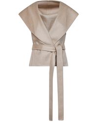 Alaïa - Double-Face Cashmere Hooded And Belted Jacket - Lyst