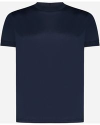 Tagliatore - Lisle Cotton T-shirt - Lyst