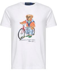 Polo Ralph Lauren - Jersey Polo Bear Custom Slim-Fit T-Shirt - Lyst