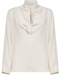 Max Mara - Silk Charmeuse Mxmbadia Blouse - Lyst