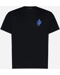 JW Anderson - Anchor-patch Cotton T-shirt - Lyst