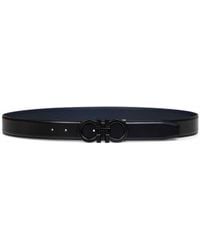 Ferragamo - Two-Tone Gancini Reversible Belt - Lyst