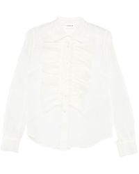 P.A.R.O.S.H. - CAMICIA CON ROUCHES - Lyst