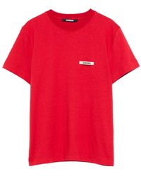 Jacquemus - T-Shirt Le T-Shirt Gros Grain-Donna - Lyst