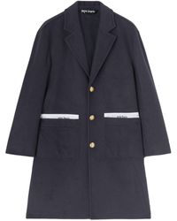 Palm Angels - Sartorial Tape Button-up Coat - Lyst