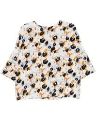 Marni - Silk Woven Top - Lyst