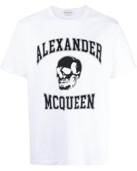 Alexander McQueen - T-Shirt Logo - Lyst