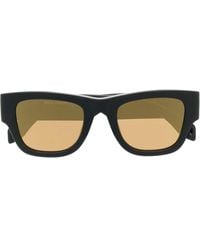 Palm Angels - Volcan Square-frame Mirrored Sunglasses - Lyst
