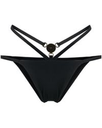 Versace - Slip bikini con placca Medusa - Lyst