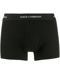 Dolce & Gabbana Boxer con logo - Nero