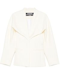 Jacquemus - La Veste Chale Wool Blend Jacket - Lyst