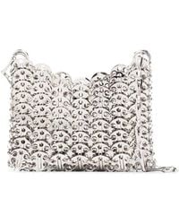 Rabanne - Iconic 1969 Nano Shoulder Bag Silver - Lyst
