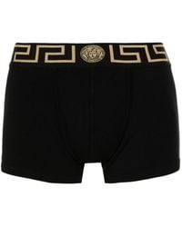 Versace - Greca Border Low Rise Boxer Trunks - Lyst