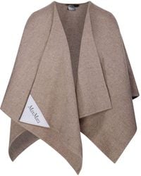 Max Mara - Alpaca And Wool Cape - Lyst