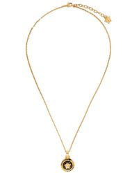 Versace - Gold Medusa Necklace - Lyst