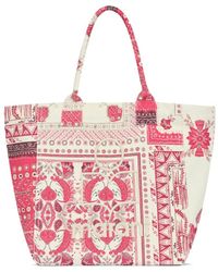 Isabel Marant - Borsa tote in tela di cotone - Lyst