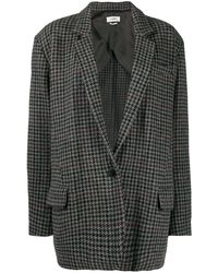 Étoile Isabel Marant Oversized Virgin Wool Jacket - Grey