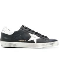 golden goose superstar tonal leather sneakers