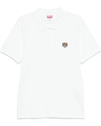 KENZO - Happy Tiger Polo Shirt Con Ricamo - Lyst