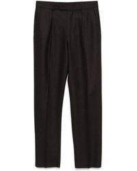 ZEGNA - Pleat-Detail Trousers - Lyst
