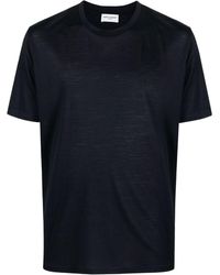 Saint Laurent - Crew Neck Cotton T-shirt - Lyst