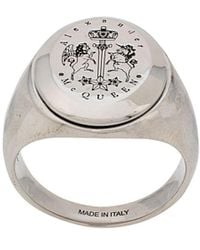 McQueen - ANELLO A SIGILLO - Lyst
