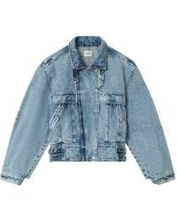 Isabel Marant - Cotton Canvas Denim Jacket - Lyst