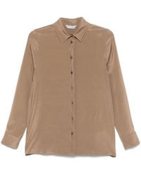 Max Mara - Stretch Silk Cady Shirt - Lyst