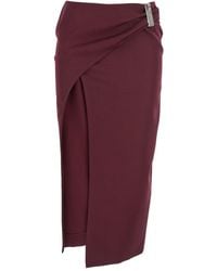The Attico - Gonna Midi - Lyst