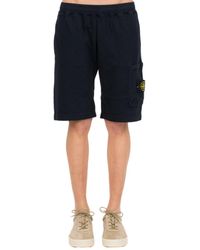stone island jean shorts