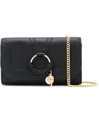 See By Chloé - Hana Leather Clutch - Lyst