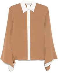Max Mara - Colorblock Silk Shirt - Lyst